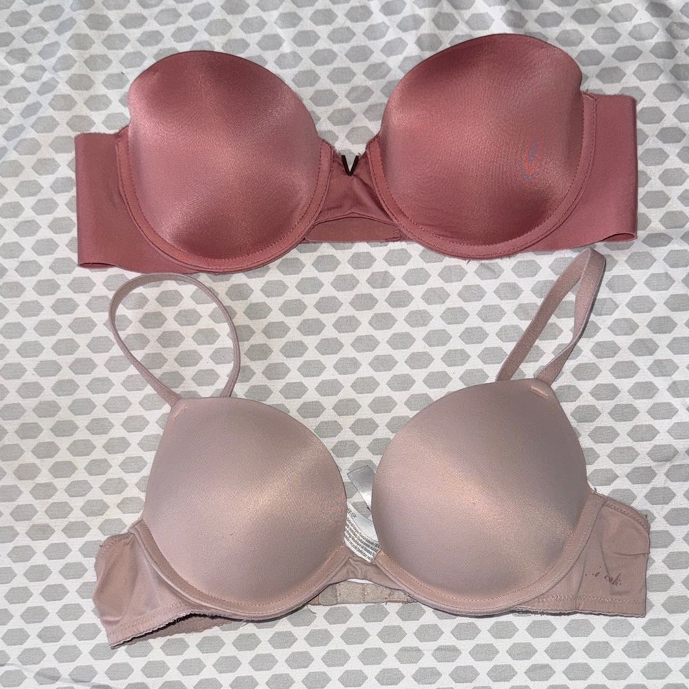 Victoria's Secret Strapless and Wear Everywhere Super-Push-Up Bundle